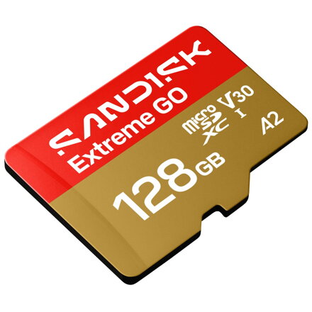 SanDisk Extreme GO microSDXC 128GB (UHS-I, 240MB/s / W120MB/s, 5K)