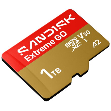 SanDisk Extreme GO microSDXC 1TB (UHS-I, 240MB/s / W160MB/s, 5K)
