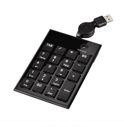 Hama numerická klávesnica SK140 Slimline, čierna