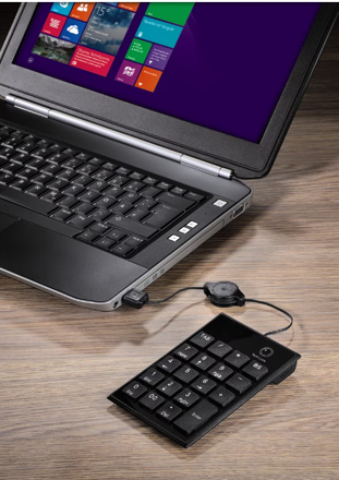 Hama numerická klávesnica SK140 Slimline, čierna