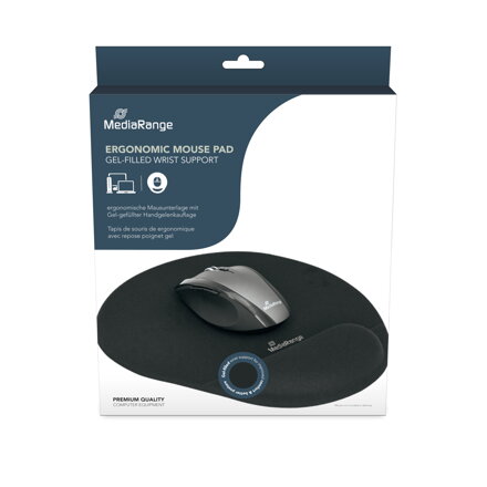 MediaRange ergonomická podložka pod myš MROS250