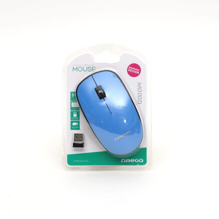 Omega Mouse OM-420 Wireless 1200 dpi Blue