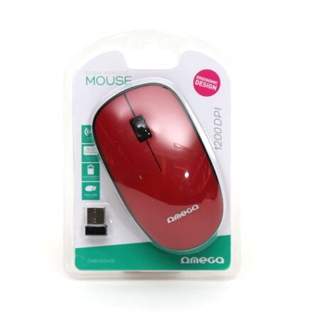 Omega Mouse OM-420 Wireless 1200 dpi Red