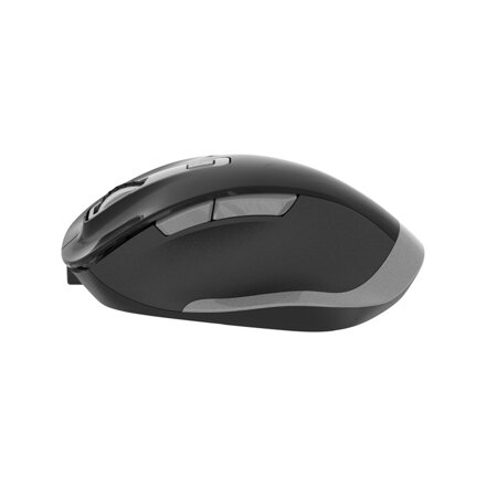 Omega bezdrôtová dobíjacia myš USB-C 800-1200-1600-2400 DPI čierno/sivá