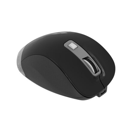 Omega bezdrôtová dobíjacia myš USB-C 800-1200-1600-2400 DPI čierno/sivá
