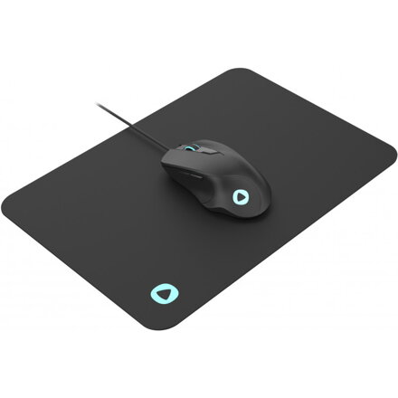 Platinet mouse + mousepad, black (45571)