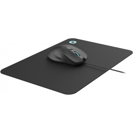 Platinet mouse + mousepad, black (45571)