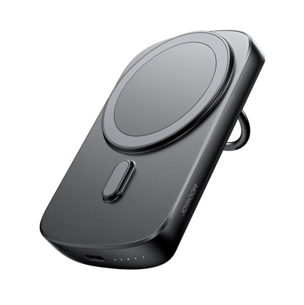 Joyroom MagSafe powerbanka s bezdrôtovým nabíjaním a krúžkom 20W 6000mAh Čierna