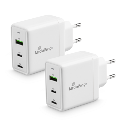 MediaRange 65W adaptér na rýchle nabíjanie