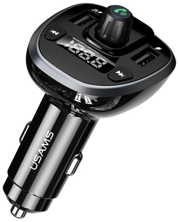  USAMS C21 Autonabíjačka s 2xUSB zásuvkami 3400mA + FM vysielač