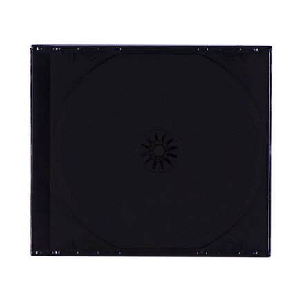 Mediarange CD-Box 22 mm for 4CD with Black tray *5Pack