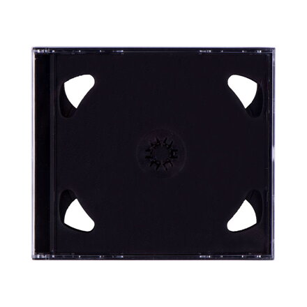 CD-Box 22 mm for 6CD with Black Tray