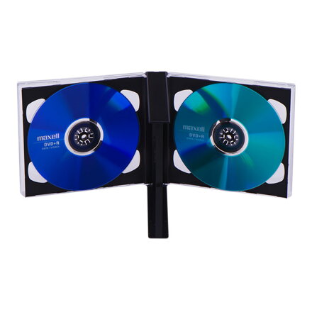 CD-Box 22 mm for 6CD with Black Tray