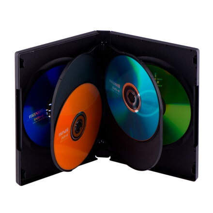 DVD-Box 24mm for 6 Black