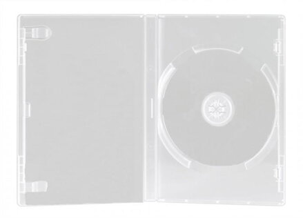 DVD-Box 14mm Single Clear Amaray