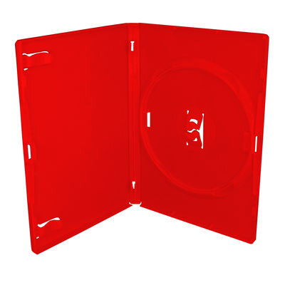 DVD-Box 14mm Single Red Amaray