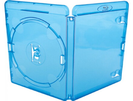 Blu Ray Box 15mm Single Amaray Blue