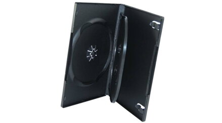 DVD-Box 14mm for 3 Black - Inner tray