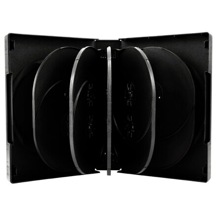 Mediarange DVD-Box 39mm for 12 Black