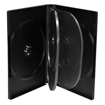 Mediarange DVD-Box 22mm for 6 Black *5Pack