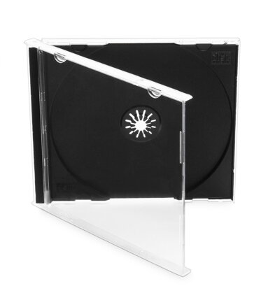 Mediarange CD-Box 10,4 mm Single Black tray