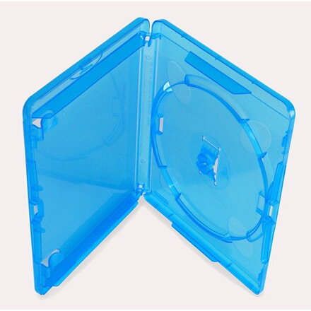Blu Ray obal 14mm Amaray modrý
