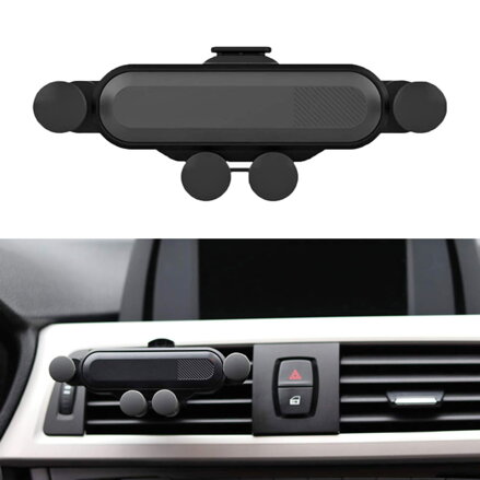 OMEGA UNIVERSAL CAR AIR VENT HOLDER GRAVITY SPIDER BLACK 45013