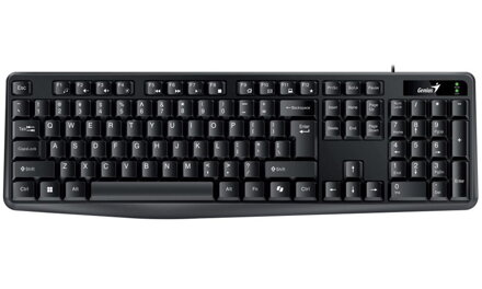 Genius KB-117 klávesnica drôtová CZ- SK čierna 