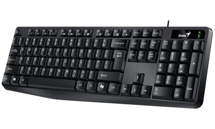 Genius KB-117 klávesnica drôtová CZ- SK čierna 