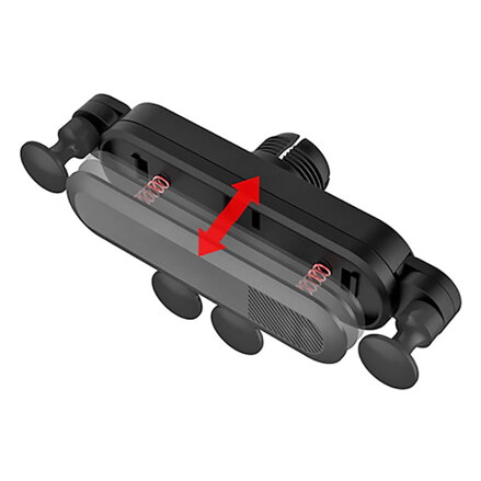 OMEGA UNIVERSAL CAR AIR VENT HOLDER GRAVITY SPIDER BLACK 45013