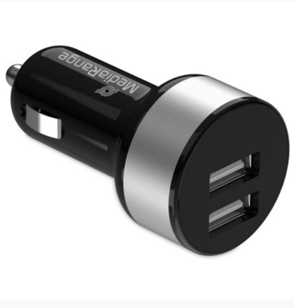 MediaRange nabíjačka do auta s dvoma USB portami, 3,4 A