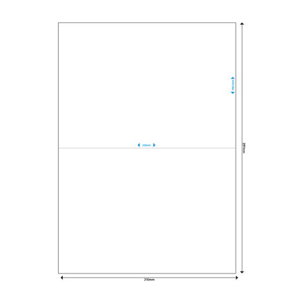 Mediarange Lepiace etikety 210x148,5mm 