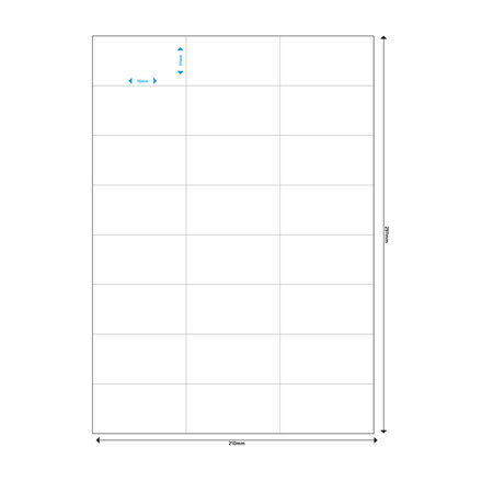 Mediarange Multi-purpose labels 70x37mm White