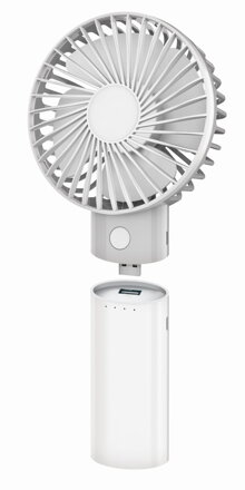 Platinet dobíjací stolný ventilátor s powerbankou 4000mah  [45237]