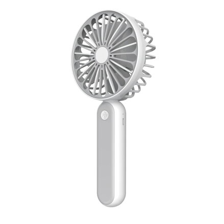 PLATINET NABÍJATEĽNÝ STOLNÝ VENTILÁTOR 1200 MAH 3W  white/silver