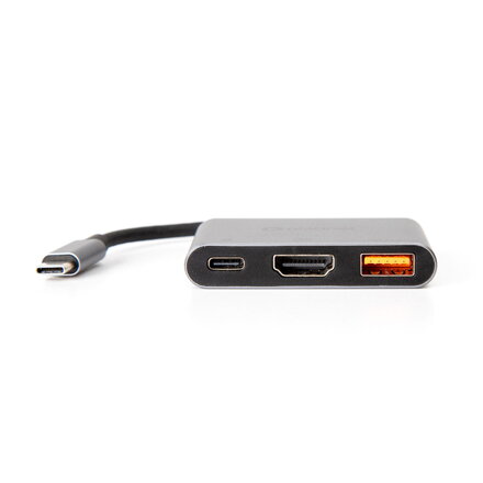 Platinet USB elosztó 3in1 USB-C 3.2 Gen2 HDMI 4K USB-A 3.2 USB-C PD 100W