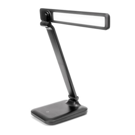 Platinet REMUS stolná lampa s adaptérom LED 5W, čierna