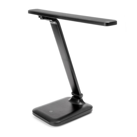 Platinet REMUS stolná lampa s adaptérom LED 5W, čierna