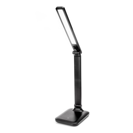 Platinet REMUS stolná lampa s adaptérom LED 5W, čierna