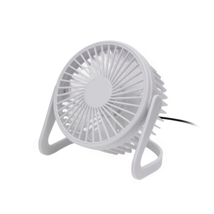 Platinet stolný ventilátor USB biely