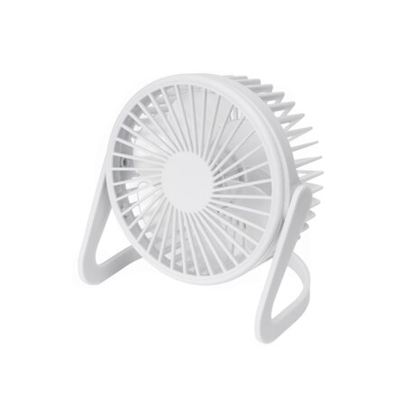 Platinet stolný ventilátor USB biely