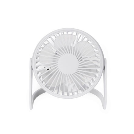 Platinet stolný ventilátor USB biely