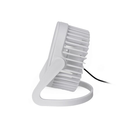 Platinet stolný ventilátor USB biely