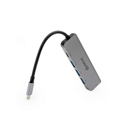 Platinet USB-C HUB 5v1, 4X USB-A 3.2 GEN1 + 1X USB-C PD 100W 