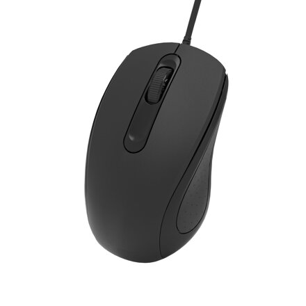 Omega OM441BC myš káblová 3D, 1200 DPI, USB-C, 1,5 m, čierna