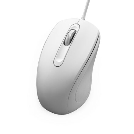 Omega OM441W myš káblová 3D, 1200 DPI, USB, 1,5 m, bielá