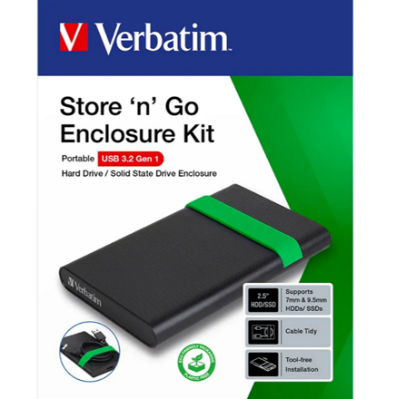 Verbatim Külső merevlemez ház HDD/SSD 2.5" USB 3.2 GEN1