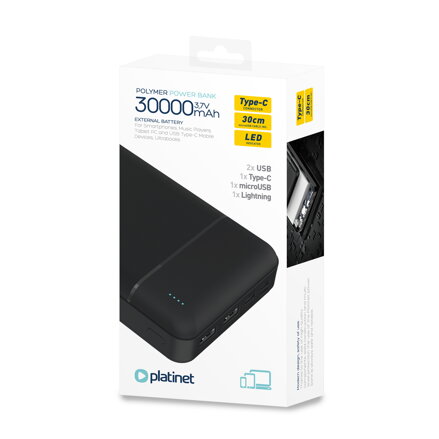 Platinet power bank 30000 mAh 10W 