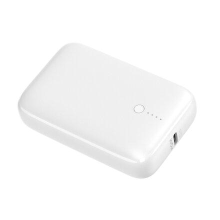Platinet power bank 10000 mAh 20W PD/22,5 QC/ LI-ION EV-BATTERY 1400 cyklov white