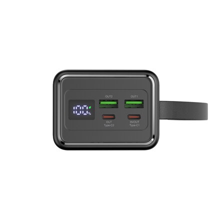 Platinet power bank 40000 mAh 65W PD 2x USB-C, 2x USB-A